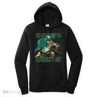 Im On My Way To St Patricks Day Dinosaur Women's Hoodie thumb 0