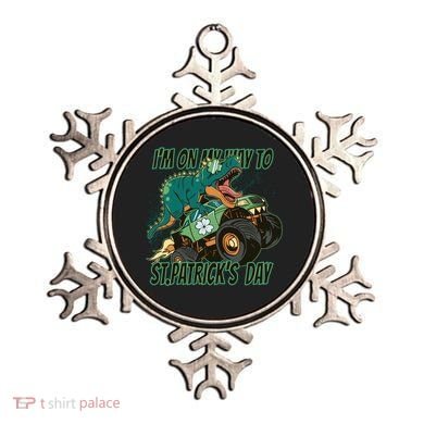 Im On My Way To St Patricks Day Dinosaur Ornament