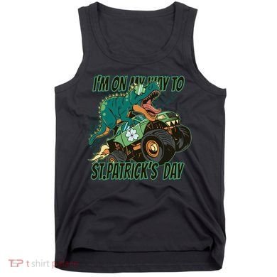 Im On My Way To St Patricks Day Dinosaur Tank Top