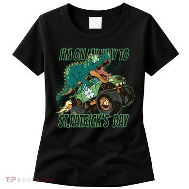 Im On My Way To St Patricks Day Dinosaur Women's T-Shirt