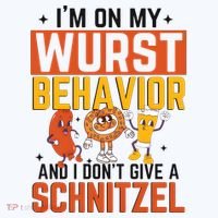IM On My Wurst Behavior I DonT Give A Schnitzel Funny Oktoberfest Visor thumb 3