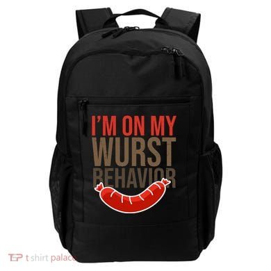 Im On My Wurst Behavior Oktoberfest Backpack