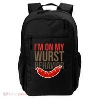 Im On My Wurst Behavior Oktoberfest Backpack thumb 0