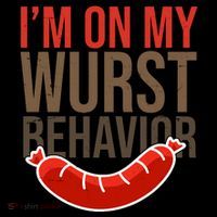 Im On My Wurst Behavior Oktoberfest Coaster thumb 2