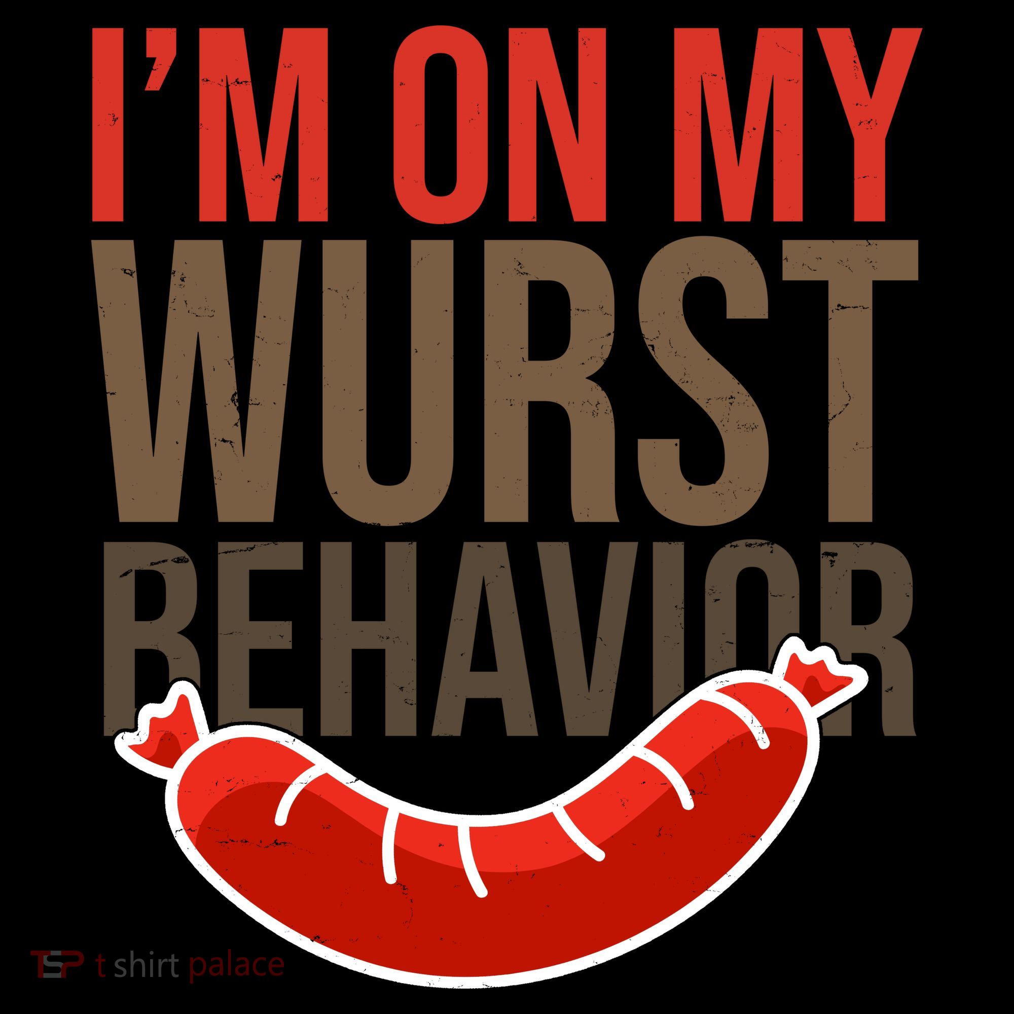 Im On My Wurst Behavior Oktoberfest Coaster