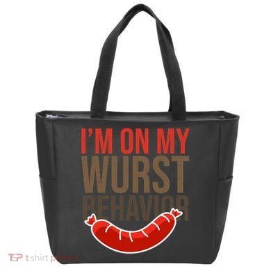 Im On My Wurst Behavior Oktoberfest Tote Bag
