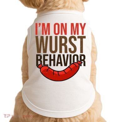 Im On My Wurst Behavior Oktoberfest Doggie Tank