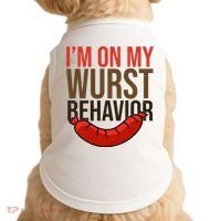 Im On My Wurst Behavior Oktoberfest Doggie Tank thumb 0
