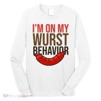 Im On My Wurst Behavior Oktoberfest Long Sleeve Shirt thumb 0