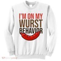 Im On My Wurst Behavior Oktoberfest Sweatshirt thumb 0