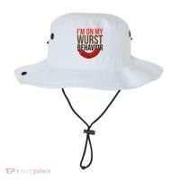 Im On My Wurst Behavior Oktoberfest Bucket Hat thumb 0