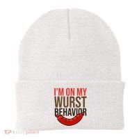 Im On My Wurst Behavior Oktoberfest Beanie thumb 0