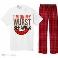 Im On My Wurst Behavior Oktoberfest Pajama Set thumb 0