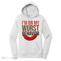 Im On My Wurst Behavior Oktoberfest Women's Hoodie thumb 0