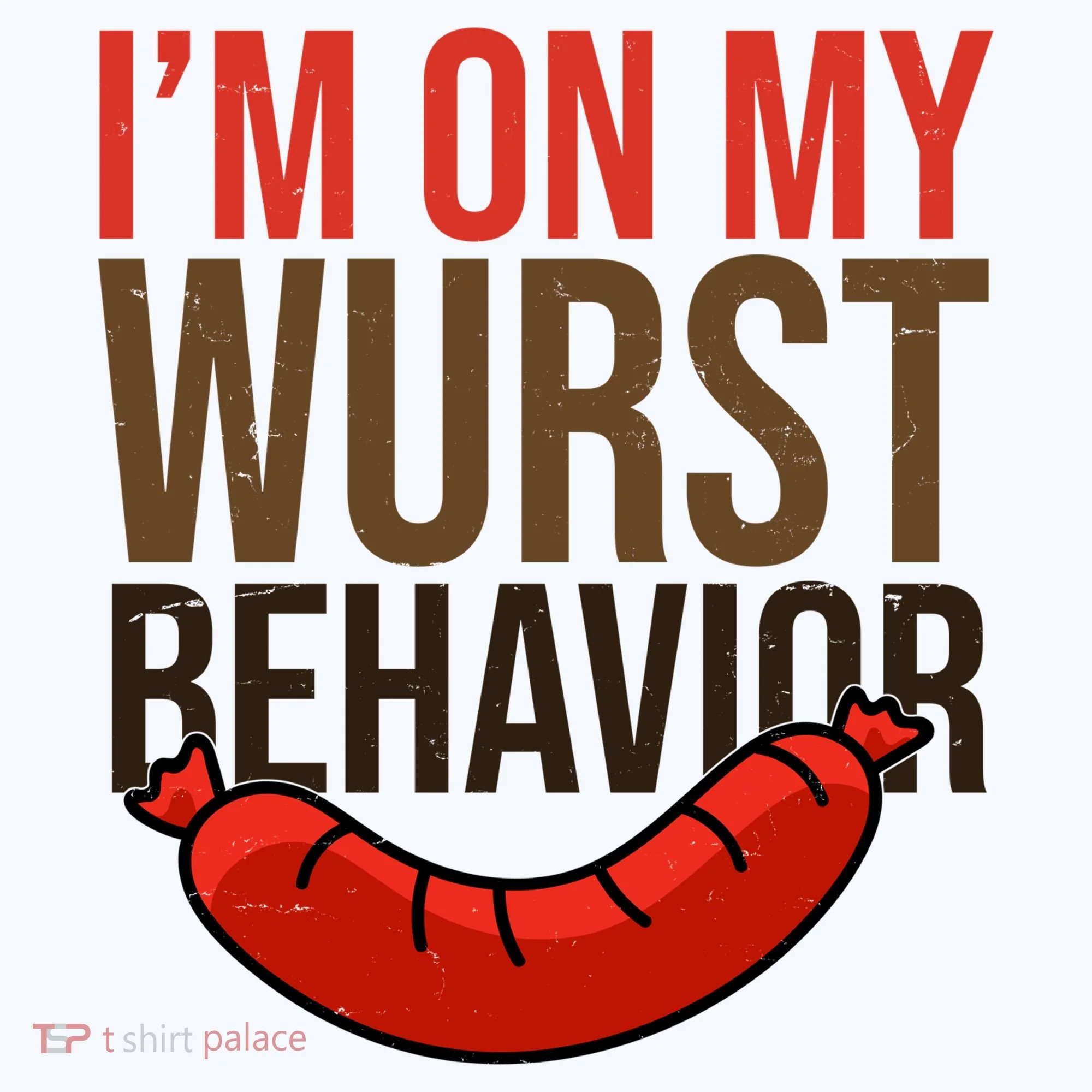 Im On My Wurst Behavior Oktoberfest Mousepad
