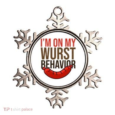 Im On My Wurst Behavior Oktoberfest Ornament
