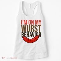Im On My Wurst Behavior Oktoberfest Women's Tank Top thumb 0