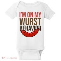 Im On My Wurst Behavior Oktoberfest Baby Bodysuit thumb 0