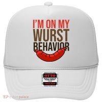 Im On My Wurst Behavior Oktoberfest Hat thumb 0