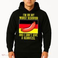 Im On My Wurst Behavior And I Dont Give A Schnitzel Oktoberfest Hoodie thumb 2