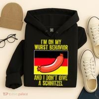 Im On My Wurst Behavior And I Dont Give A Schnitzel Oktoberfest Hoodie thumb 4