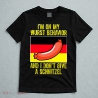 Im On My Wurst Behavior And I Dont Give A Schnitzel Oktoberfest T-Shirt thumb 5