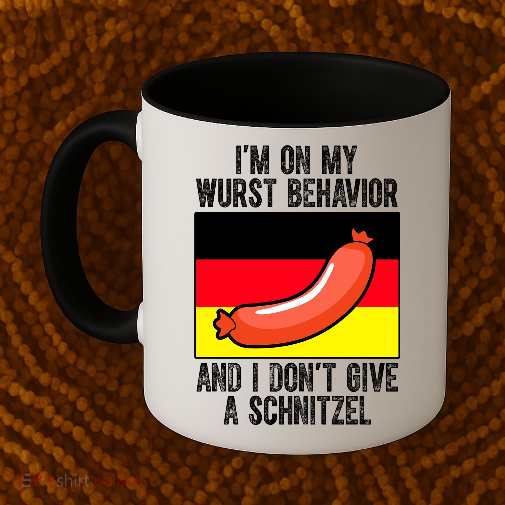 Im On My Wurst Behavior And I Dont Give A Schnitzel Oktoberfest Coffee Mug