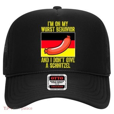 Im On My Wurst Behavior And I Dont Give A Schnitzel Oktoberfest Hat