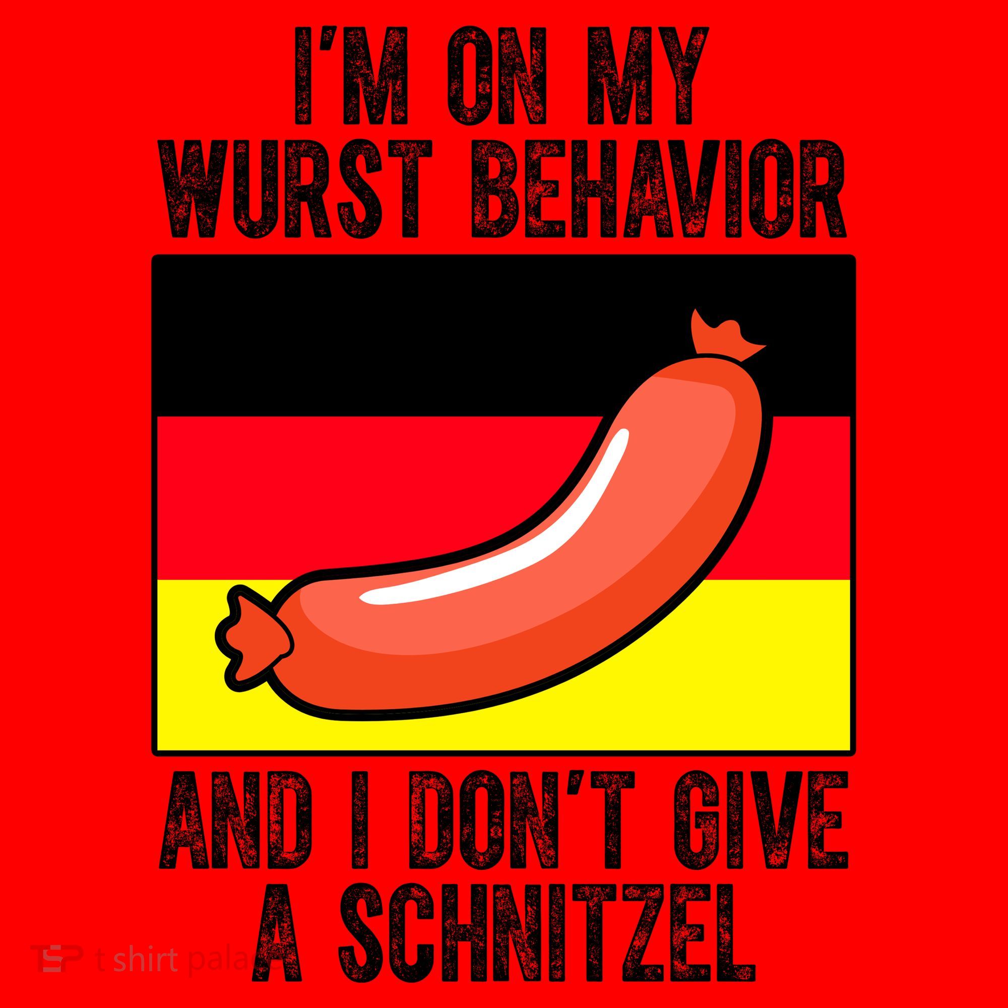 Im On My Wurst Behavior And I Dont Give A Schnitzel Oktoberfest Santa Hat