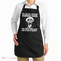 I'm On My Second Guardian Angel My First One Quit Skull Apron thumb 2