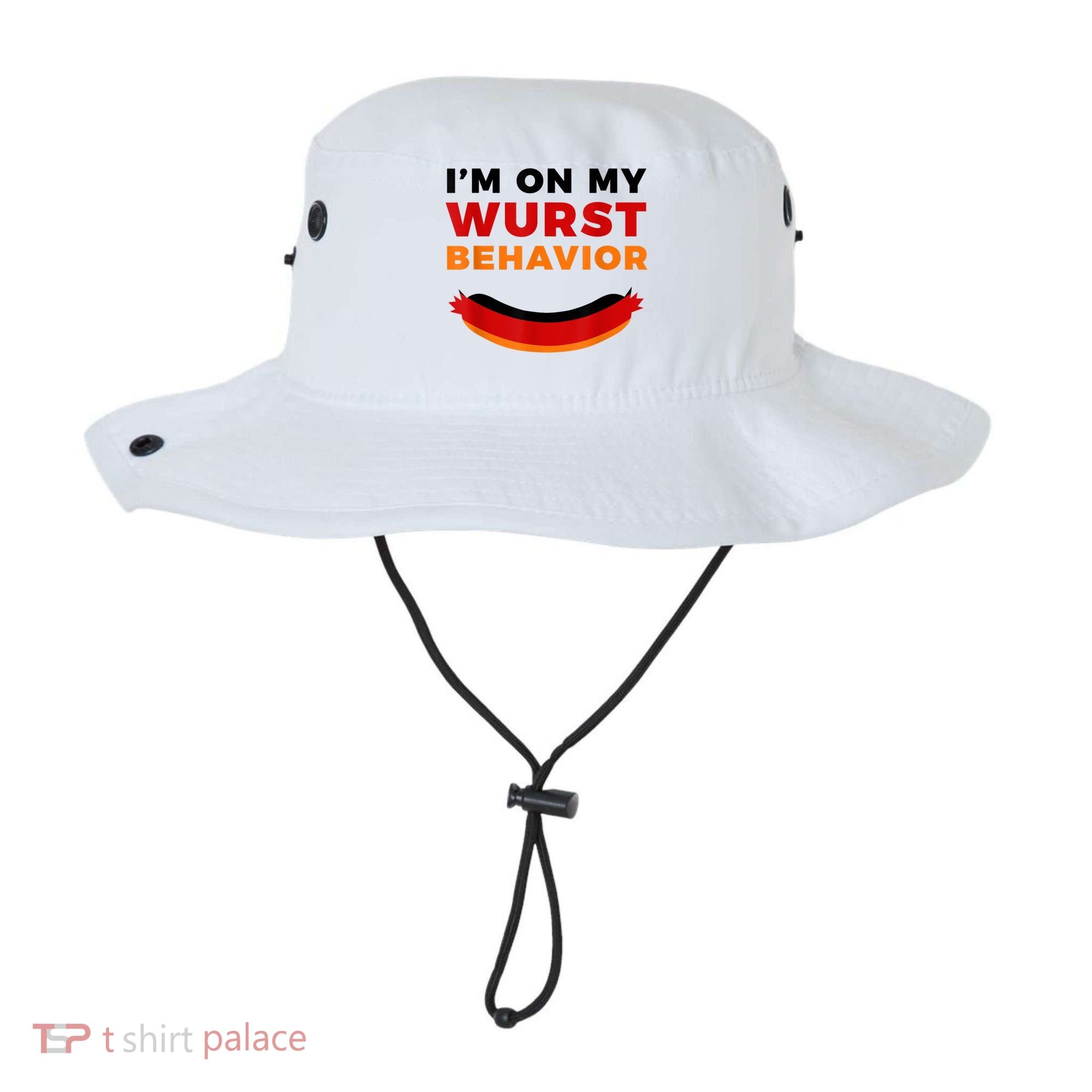 I'm On My Wurst Behavior Funny German Oktoberfest Bucket Hat