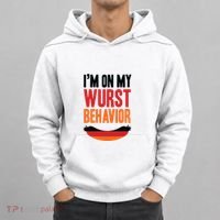 Im On My Wurst Behavior Hoodie thumb 0