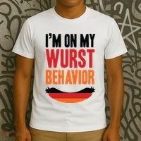 Im On My Wurst Behavior T-Shirt thumb 3