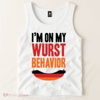 Im On My Wurst Behavior Tank Top thumb 2