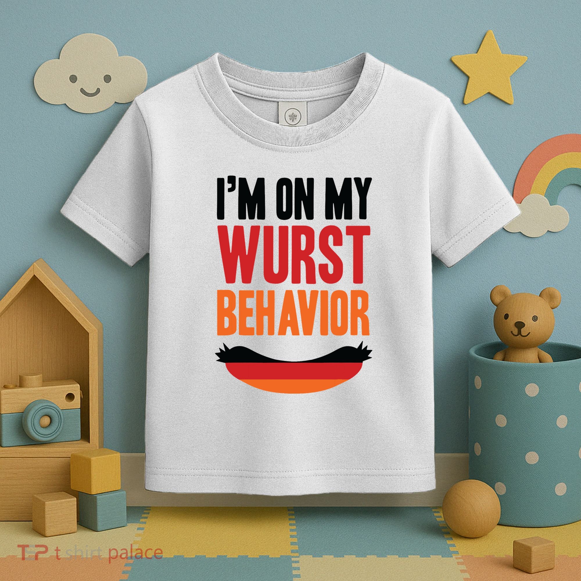 Im On My Wurst Behavior Toddler T-Shirt