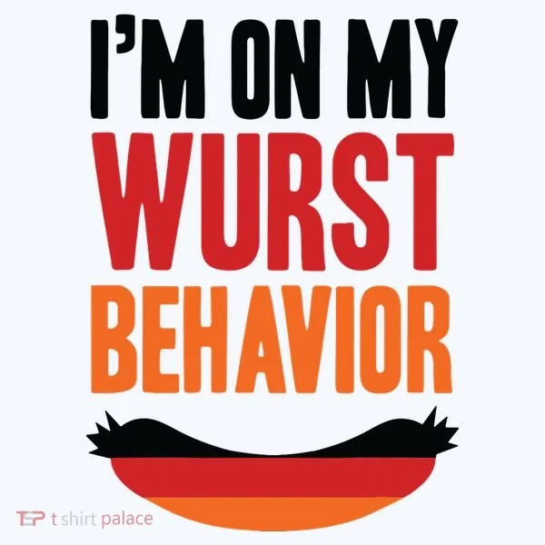 Im On My Wurst Behavior Women's Long Sleeve Shirt