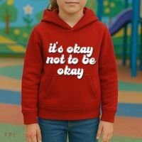 It's Okay Not To Be Okay Kids Hoodie thumb 3