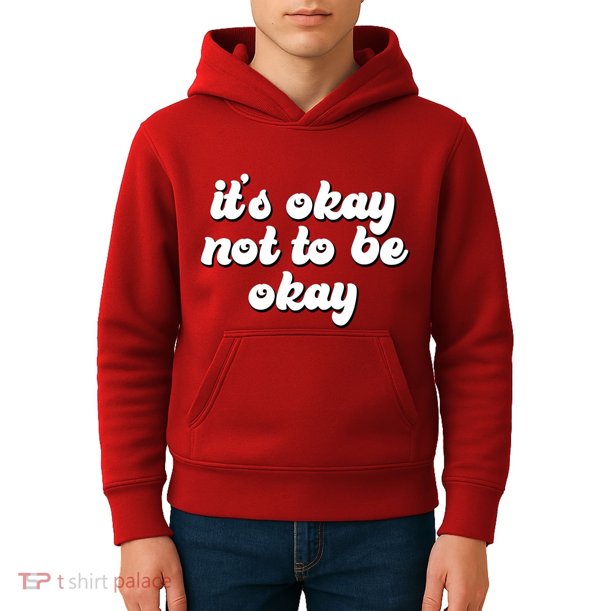 It's Okay Not To Be Okay Kids Hoodie