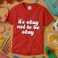 It's Okay Not To Be Okay Kids T-Shirt thumb 3