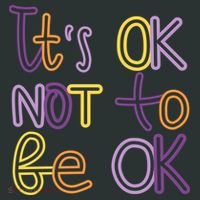 It's Ok Not To Be Ok Mental Health Quote Kids T-Shirt thumb 4