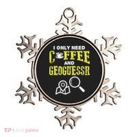 I Only Need Coffee And Geoguessr Gamer Ornament thumb 0
