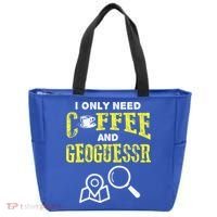 I Only Need Coffee And Geoguessr Gamer Tote Bag thumb 0