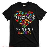 It's Ok Not To Be Ok Mental Health Awareness Green Ribbon T-Shirt thumb 0