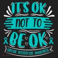 It's Ok Not To Be Ok Suicide Prevention Awareness Golf Towel thumb 3