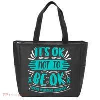 It's Ok Not To Be Ok Suicide Prevention Awareness Tote Bag thumb 0