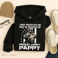 I Once Protected Him Now He Protects Me Proud Army Pappy Hoodie thumb 4