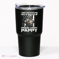 I Once Protected Him Now He Protects Me Proud Army Pappy Tumbler thumb 0