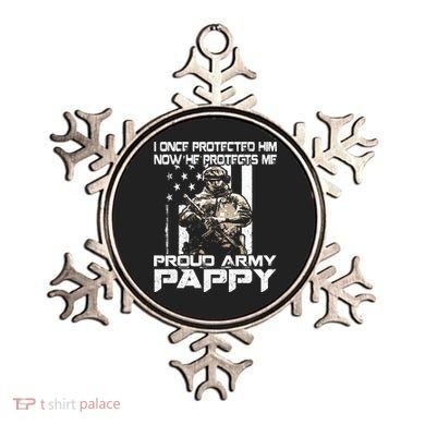 I Once Protected Him Now He Protects Me Proud Army Pappy Ornament