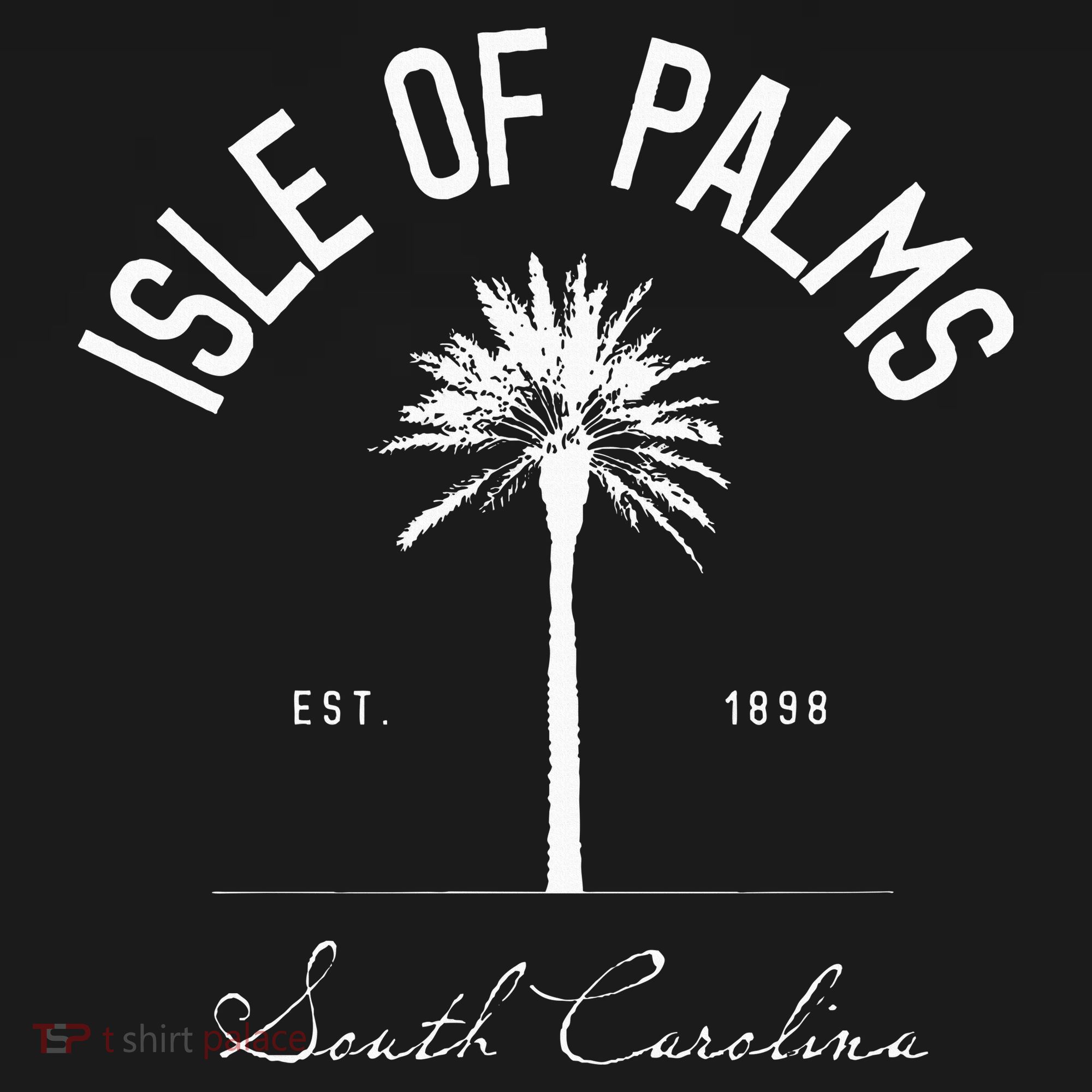 Isle Of Palms Sc Palm Tree Isle Of Palms Beach Gift Baby Long Sleeve Bodysuit