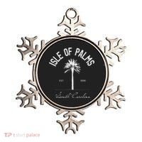 Isle Of Palms Sc Palm Tree Isle Of Palms Beach Gift Ornament thumb 0